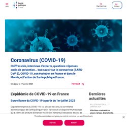 Santé publique france - Coronavirus (COVID-19)