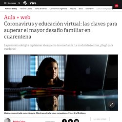 Coronavirus y educación virtual: las claves para superar el mayor desafío familiar en cuarentena - Clarín