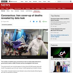 Coronavirus: Iran cover-up of deaths revealed by data leak