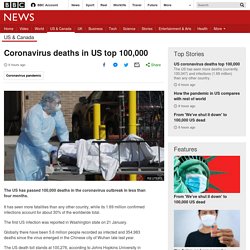 Coronavirus deaths in US top 100,000