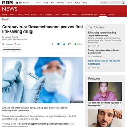 Coronavirus: Dexamethasone proves first life-saving drug