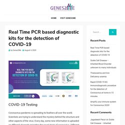 COVID-19 Coronavirus ICMR Approved Real Time qPCR Diagnostic Kits