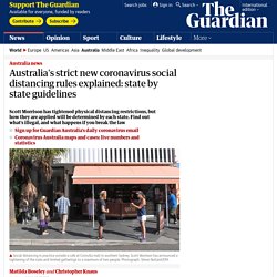 Australia's strict new coronavirus social distancing rules explained: state by state guidelines