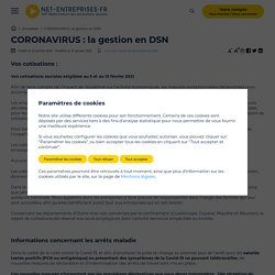 CORONAVIRUS : la gestion en DSN - net-entreprises.fr