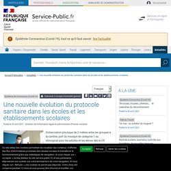 Épidémie de Coronavirus (Covid-19) -Rentrée de novembre : des règles sanitaires renforcées dans les établissements scolaires