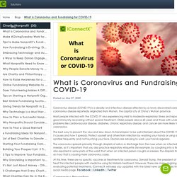 What is Coronavirus and Fundraising for COVID-19