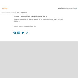 Elsevier Novel Coronavirus Information Center