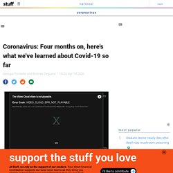 : Four months on, here's what we've learned about Covid-19 so far