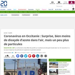 Coronavirus en Occitanie : Surprise, bien moins de dioxyde d’azote dans l’air, mais un peu plus de particules
