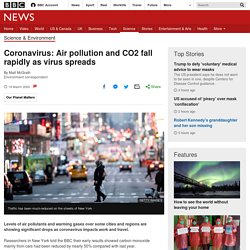 Coronavirus: Air pollution and CO2 fall rapidly as virus spreads