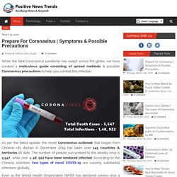 Prepare yourself against pandemic