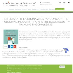 Effects of Coronavirus Pandemic on Publishing Industry