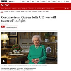 : Queen tells UK 'we will succeed' in fight