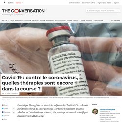 Covid-19 : contre le coronavirus, quelles thérapies sont encore dans la course ?