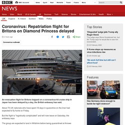 Coronavirus: Repatriation flight for Britons on Diamond Princess delayed