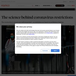 The science behind coronavirus restrictions