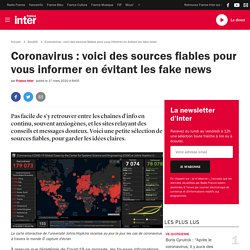 Coronavirus : voici des sources fiables pour vous informer en évitant les fake news