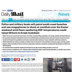 UK: Police order sunbathers off beach with tannoys