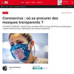 Coronavirus : où se procurer des masques transparents ?