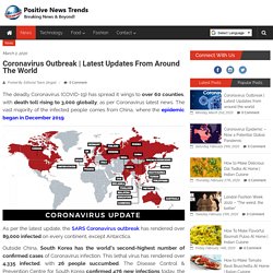 Updates on Global Pandemic