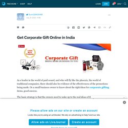Get Corporate Gift Online in India: ext_5799885 — LiveJournal