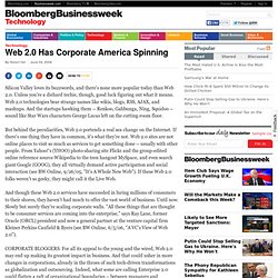 Web 2.0 Has Corporate America Spinning