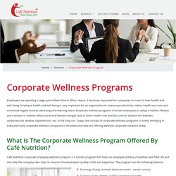 Control absenteeism with Corporate Wellness Programs