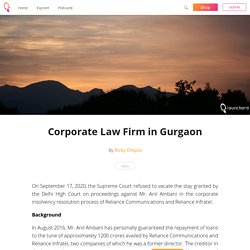 Corporate Law Firm in Gurgaon