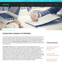 Corporate Lawyers in Mumbai