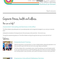 The Office Athlete - Corporate Physiotherapy Services