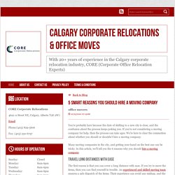 5 Smart Reasons You Should Hire A Moving Company - Calgary Corporate Relocations & Office Moves : powered by Doodlekit