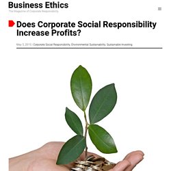 Does Corporate Social Responsibility Increase Profits?
