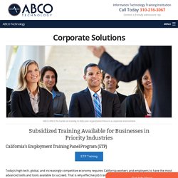 Corporate Solutions - ABCO Technology Institute, IT-Training