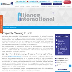 Corporate Training in India – Top Corporate Training Services