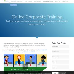 Online Virtual Corporate Training Singapore - Jambar Team Building