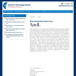 Zeno Corporation (Tyrell, Inc.) - 06-02-2004 : Houston Technology directory directories for Houston Technology Center in Houston, Texas USA Houston Technology Center
