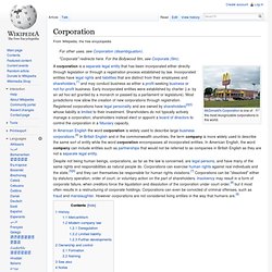 Corporation