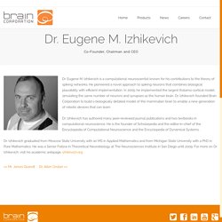 Dr. Eugene M. Izhikevich