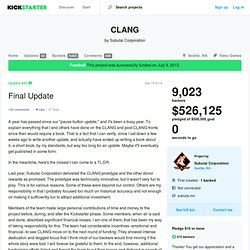 CLANG [R.I.P.] Final Update