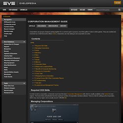 Corporation management guide - EVElopedia - The EVE Online Wiki