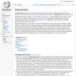 4) Corps mental/ Wikipedia