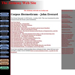 Corpus Hermeticum - John Everard