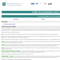 « BonPatron » correcteur d'orthographe et de grammaire en ligne pour les textes français