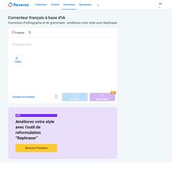 REVERSO - Correcteur d’orthographe et de grammaire – français