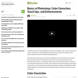 Basics of Photoshop: Color Correction, Touch Ups, and Enhancements