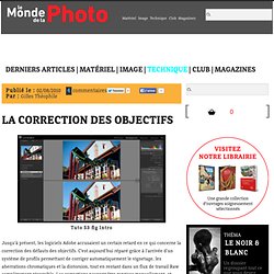 La correction des objectifs