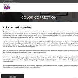SPCP Provides High Quality in Color Correction Service