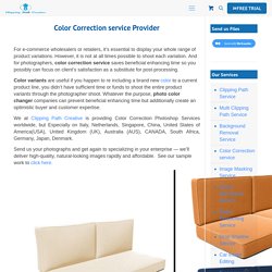 Color Correction Photoshop