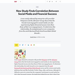 New Study Finds Correlation Between Social Media and Financial Success