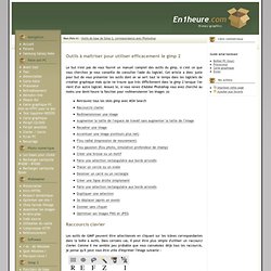 Outils de base de Gimp 2, correspondance avec Photoshop